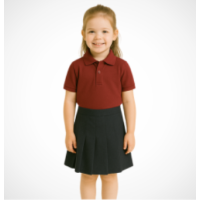 Classic School Uniforms – Poly-Cotton Blend, Plaid Patterns, Durable Button Front, Custom Badges & Embroidery, Easy-Care Fabric, Multiple Sizes, Comfortable Fit for Boys & Girls